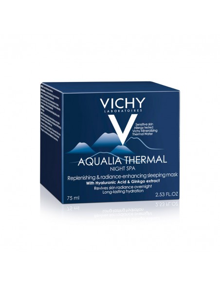 Aqualia Thermal Gel-Crema Spa De Noapte Cu Efect Anti-Oboseala, 75Ml , Vichy