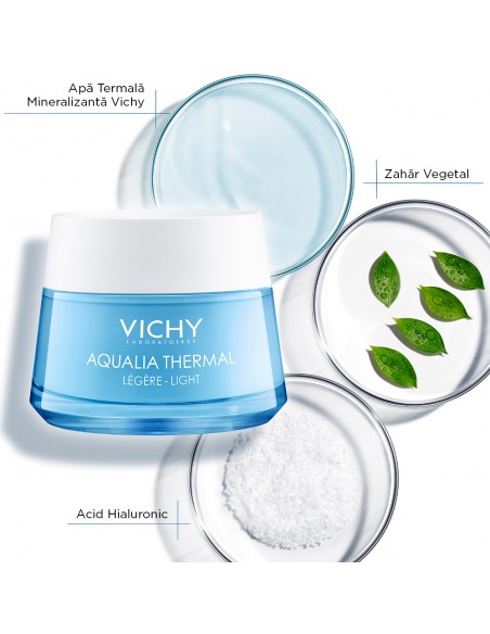 Aqualia Thermal Cremă Rehidratantă Pentru Pentru Ten Normal, 50Ml, Vichy