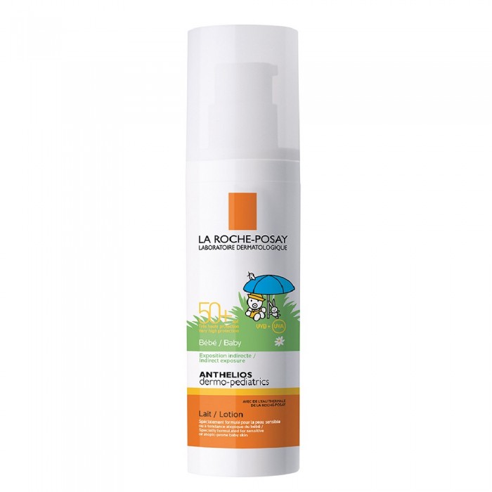 Anthelios Dermo Pediatrics Lapte Cu Protectie Solara Spf 50 Fata Si Corp, Pentru Bebelusi, 50 Ml, La Roche-Posay