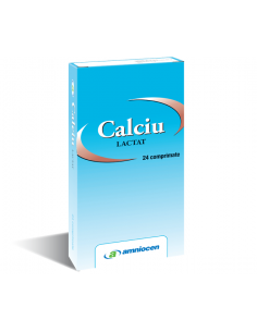 Calciu Lactat 24 comprimate – Amniocen