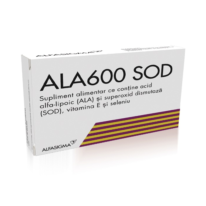 Alasod 600 mg, 20 comprimate, Alfa Wasserman