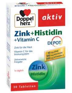 Aktiv ZincHistidinaVitamina C x 30 cpr film