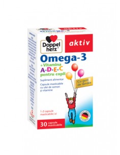 Aktiv omega 3vit.adec pt.copii x 30cpr mast, Doppelherz