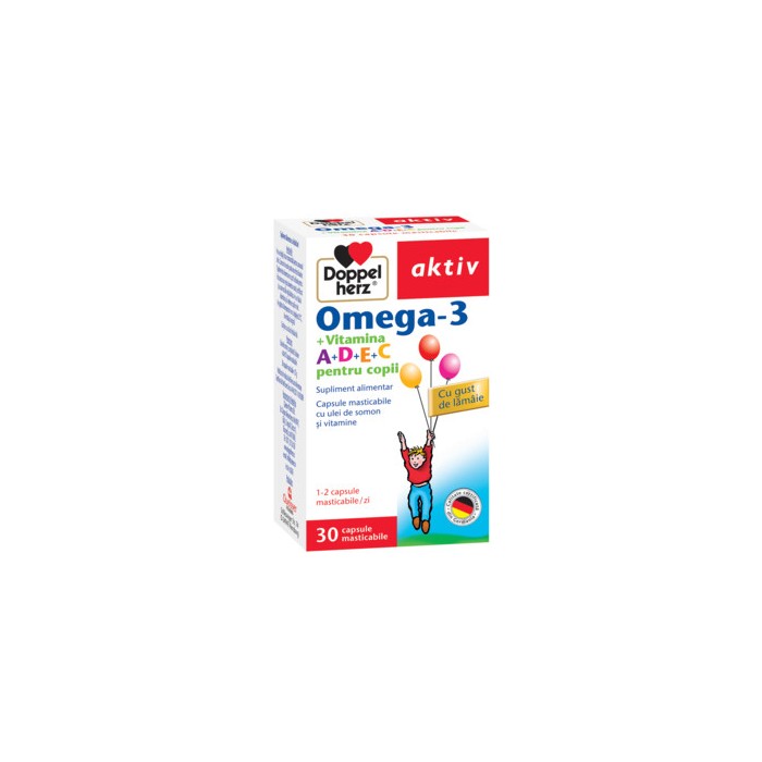 Aktiv omega 3vit.adec pt.copii x 30cpr mast, Doppelherz