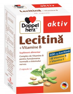 Aktiv Lecitina  Vitamina B, 40 de capsule, Doppelherz