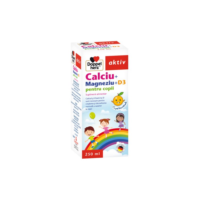 Aktiv ca  mg  d3 pentru copii x 250ml, Doppelherz
